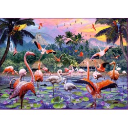 1000pz. - Flamingos