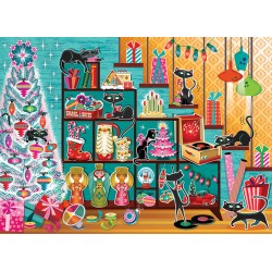 1000pz. - Gatitos de Navidad