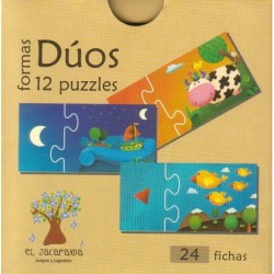 Dúos Formas (12 Puzzles De...
