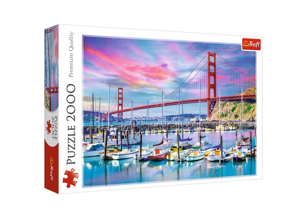 Puzzle Trefl Rompecabezas de piezas El Puente del Golden Gate, San Francisco