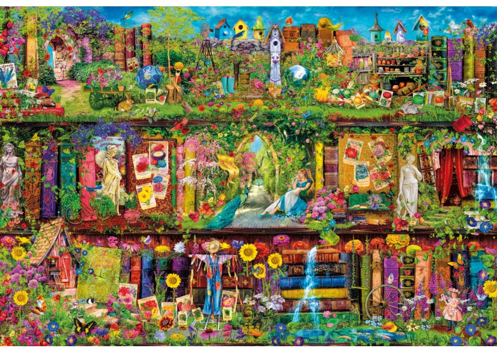Puzzle Clementoni Rompecabezas de 2000 The Garden Shelf
